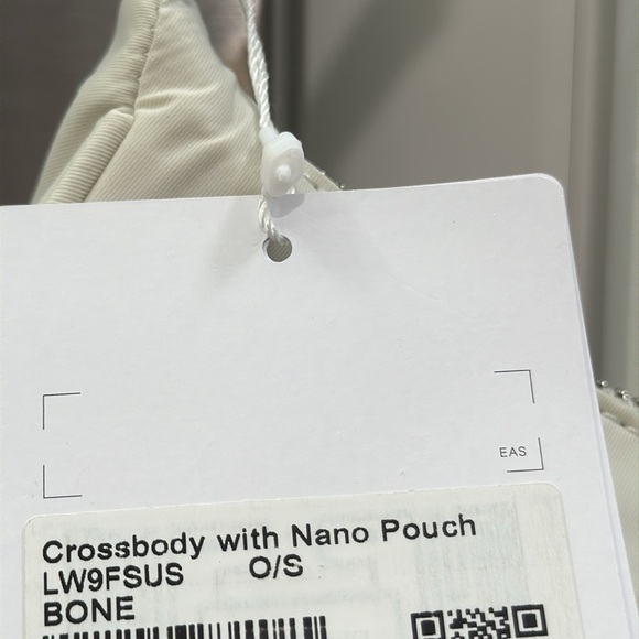 Lululemon Cream Crossbody Bag Bone color on tag